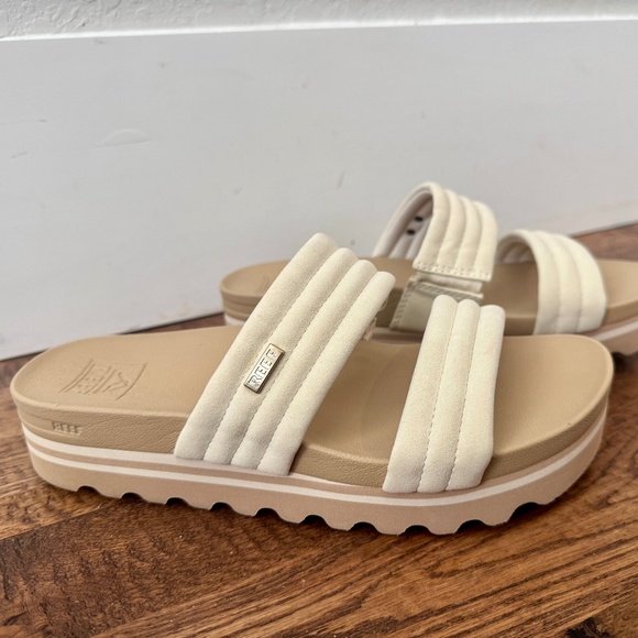 Reef Kaia 2-Bar Slide Sandals Vintage Platform Women's Size 8 - Picture 1 of 8